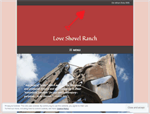 Tablet Screenshot of loveshovelranch.com